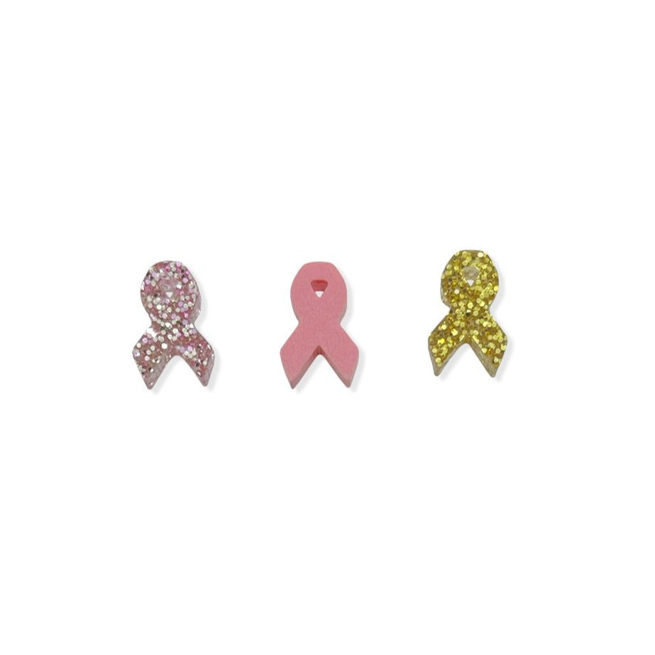 Awareness Ribbon Shaped Mini Jewelry Blanks