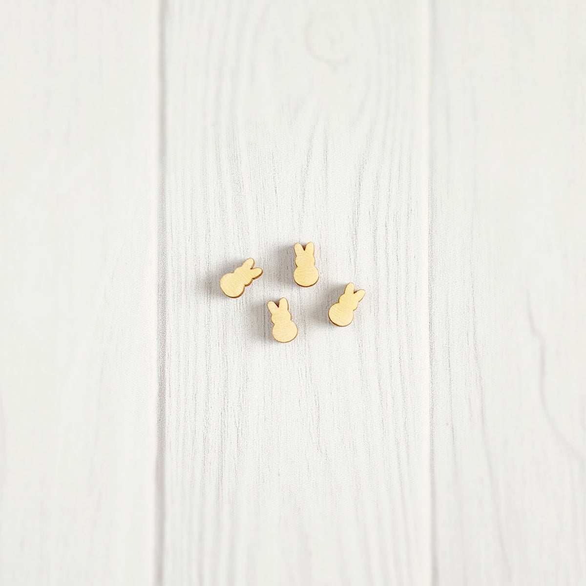 Easter Bunny Shaped Stud Earring Blanks
