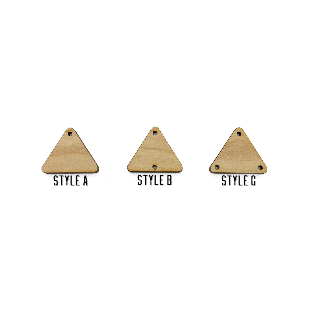 Triangle Connector Jewelry Charm Blanks