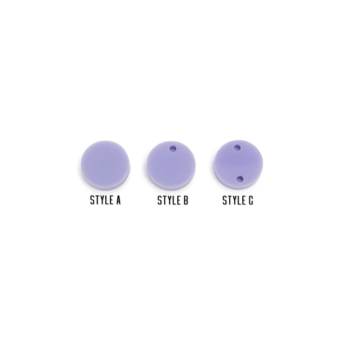 Circle Shaped Mini Jewelry Blanks