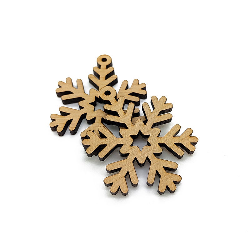 Star Snowflake Shaped Jewelry Charm Blanks