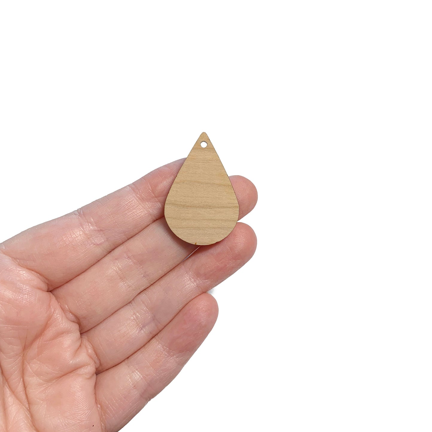 Small Tear Drop Jewelry Charm Blanks