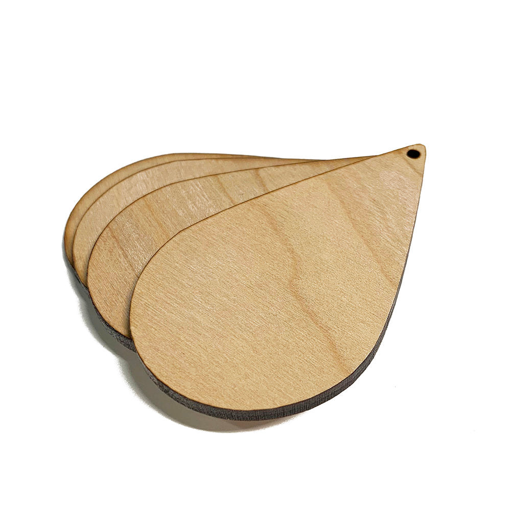 Medium Tear Drop Jewelry Charm Blanks