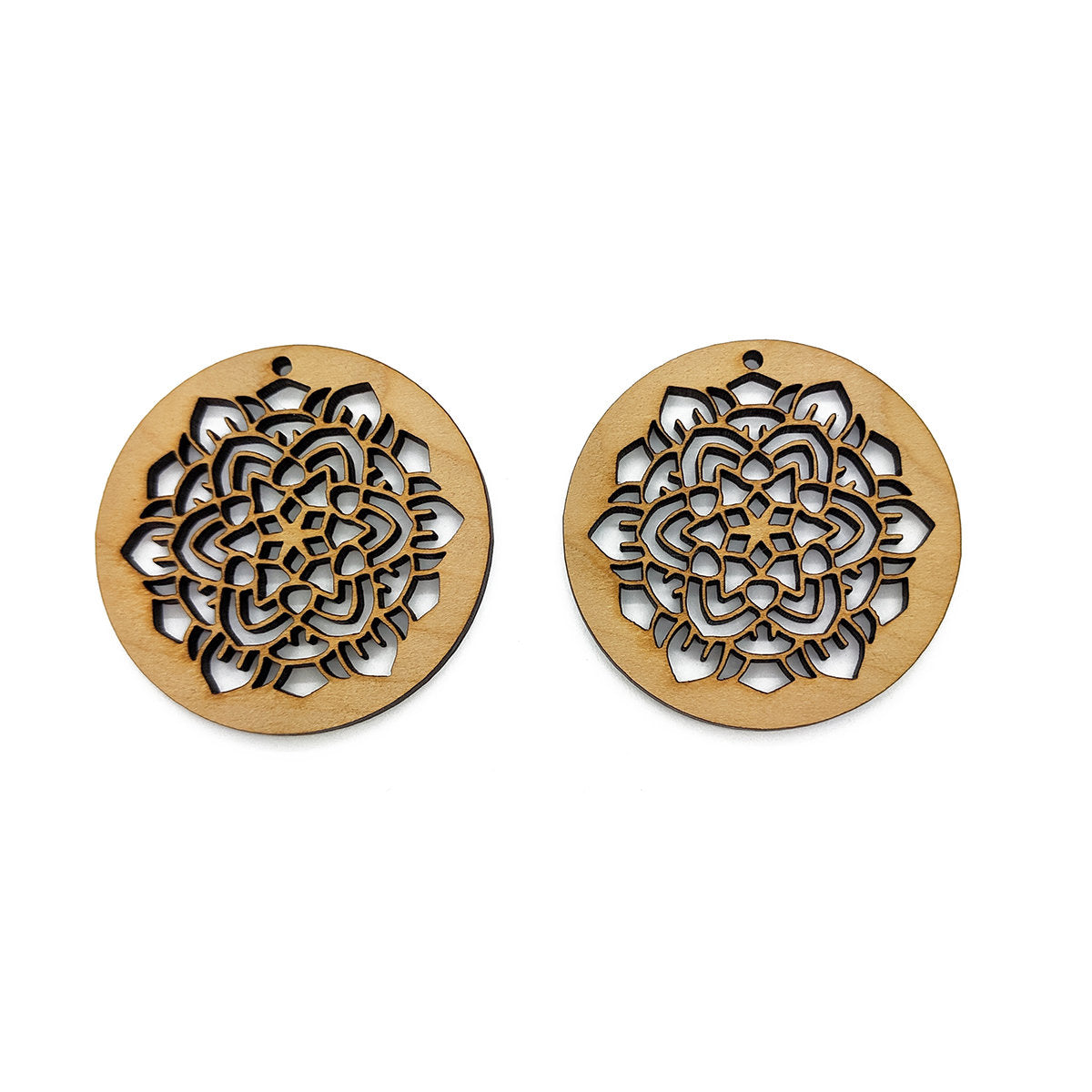Mandala Cutout Jewelry Charm Blanks