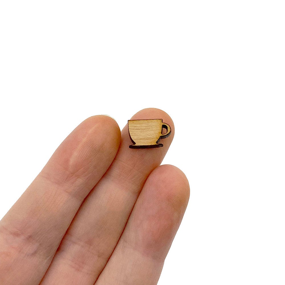 Tea Cup Shaped Mini Jewelry Blanks