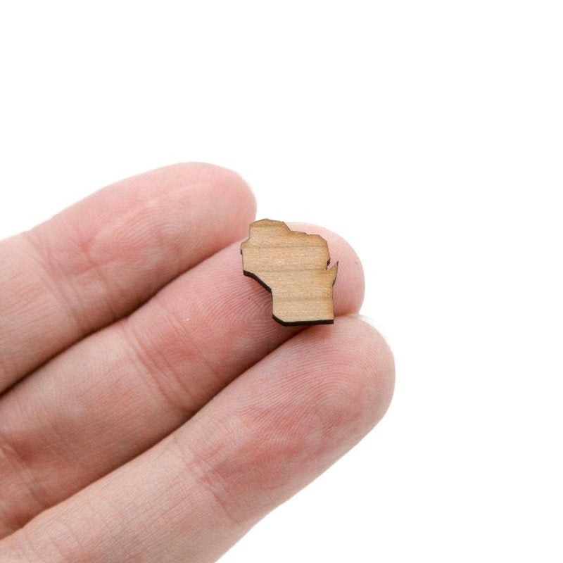 Wisconsin Shaped Mini Jewelry Blanks