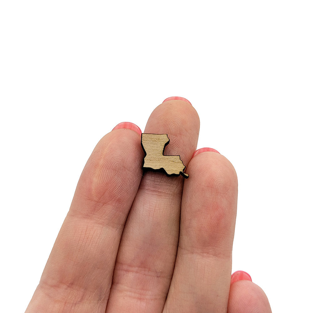 Louisiana Shaped Mini Jewelry Blanks