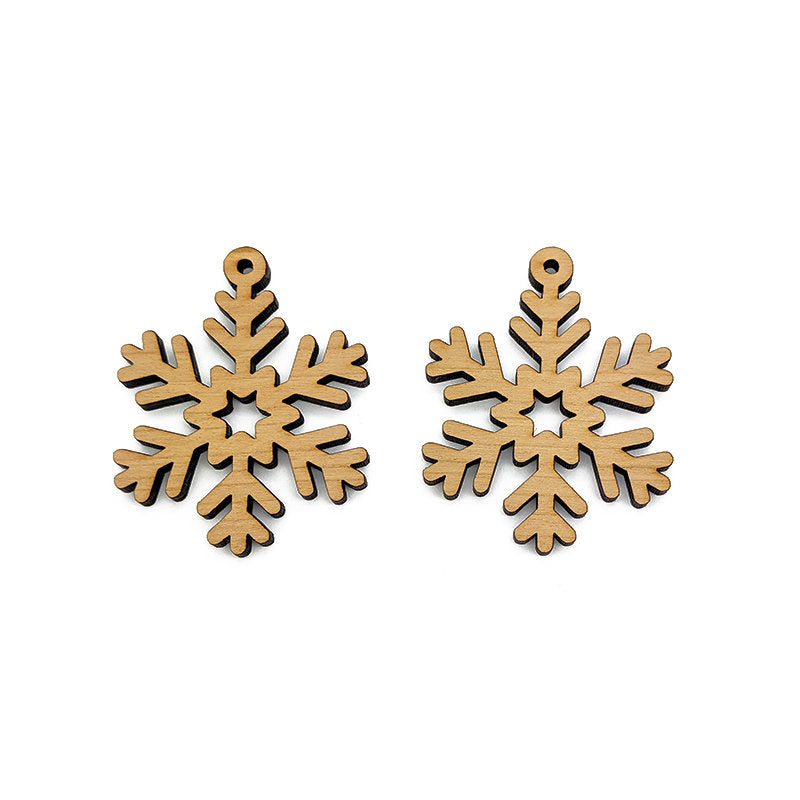 Star Snowflake Shaped Jewelry Charm Blanks