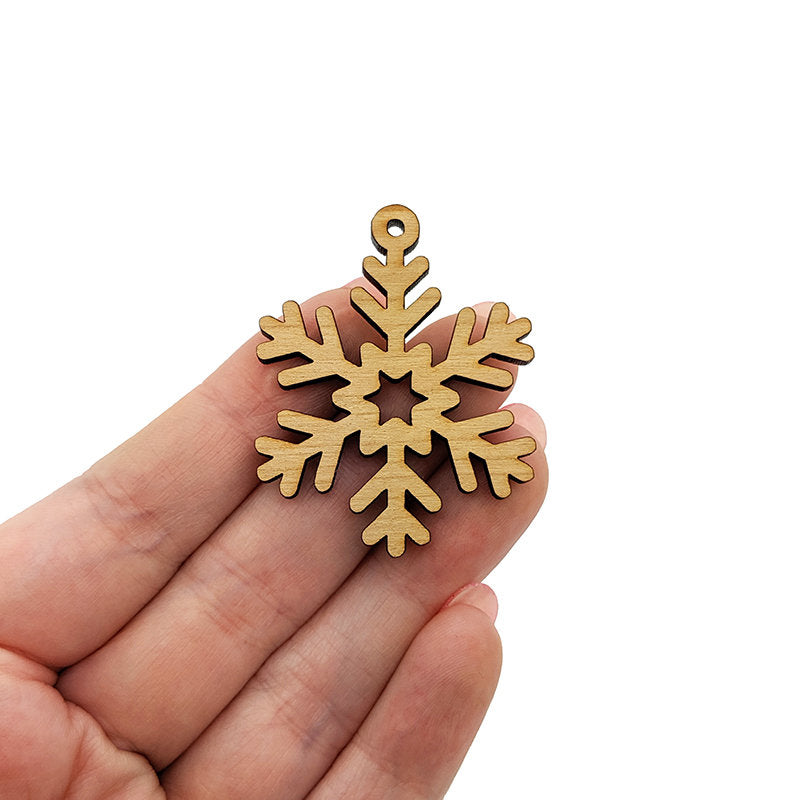 Star Snowflake Shaped Jewelry Charm Blanks