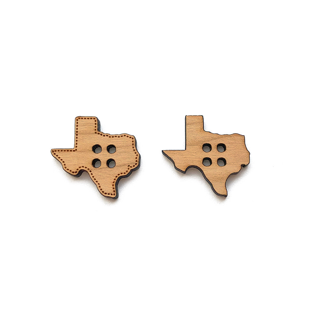 Texas Shaped Button Blanks