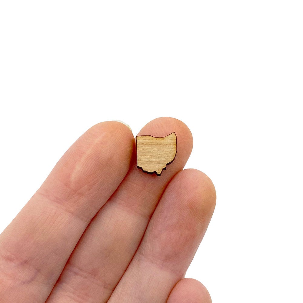 Ohio Shaped Mini Jewelry Blanks