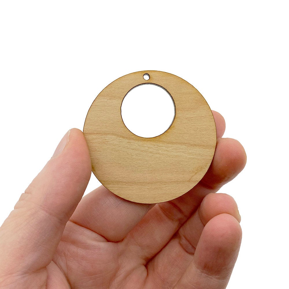 Open Circle Jewelry Charm Blanks