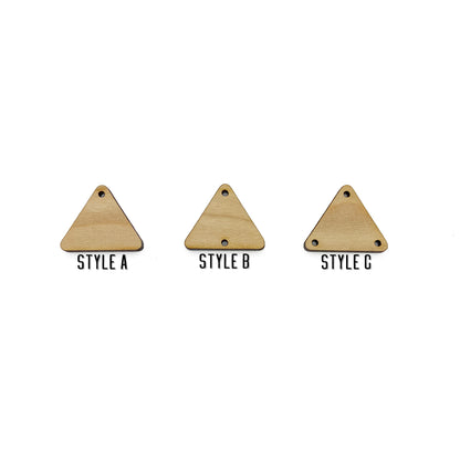 Triangle Connector Jewelry Charm Blanks
