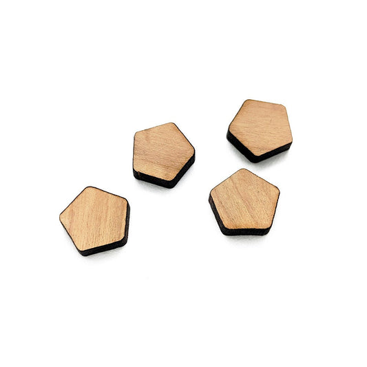 Pentagon Shaped Mini Jewelry Blanks