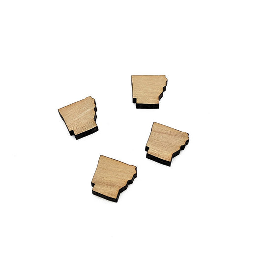 Arkansas Shaped Mini Jewelry Blanks