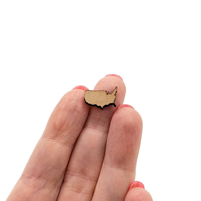 USA Shaped Mini Jewelry Blanks