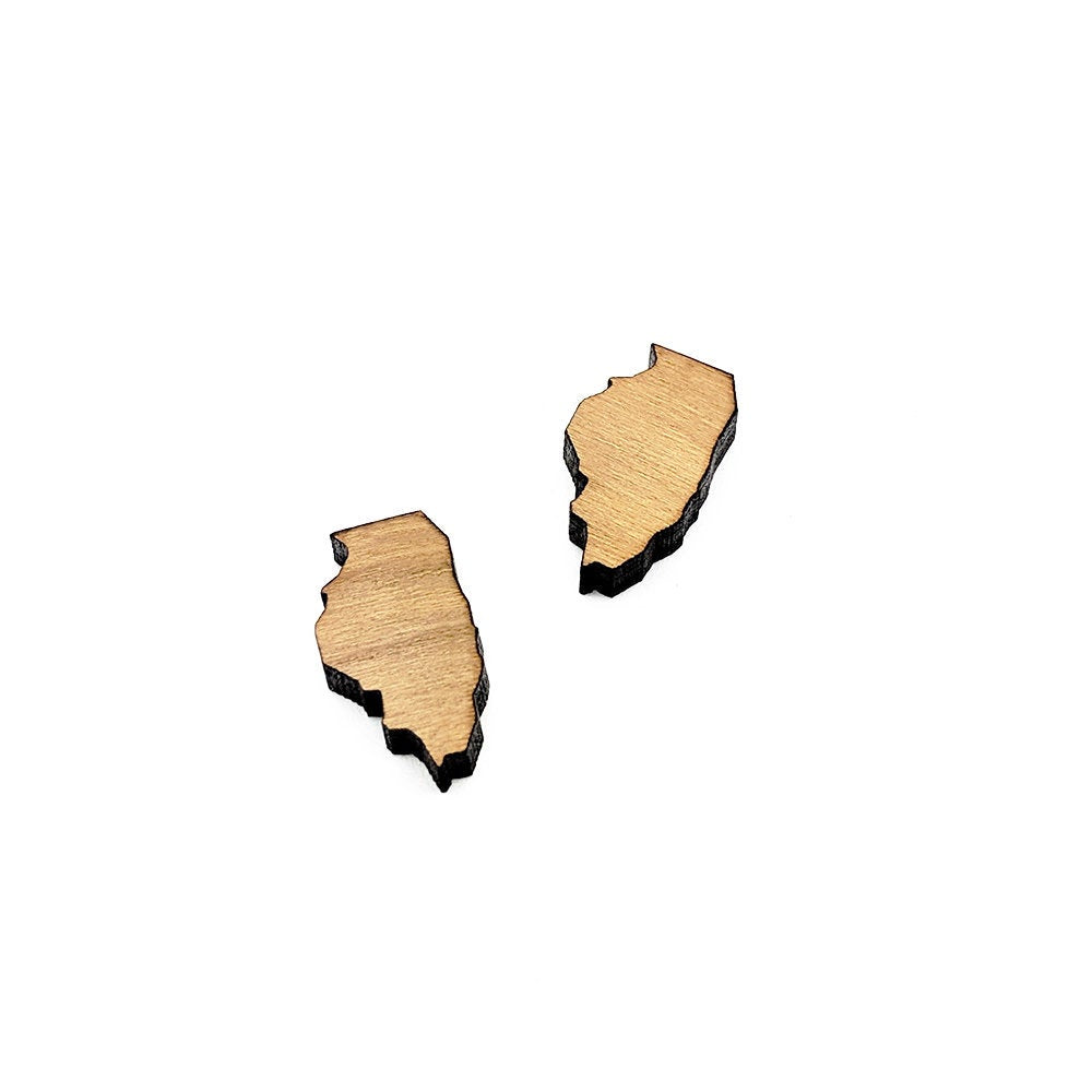 Illinois Shaped Mini Jewelry Blanks
