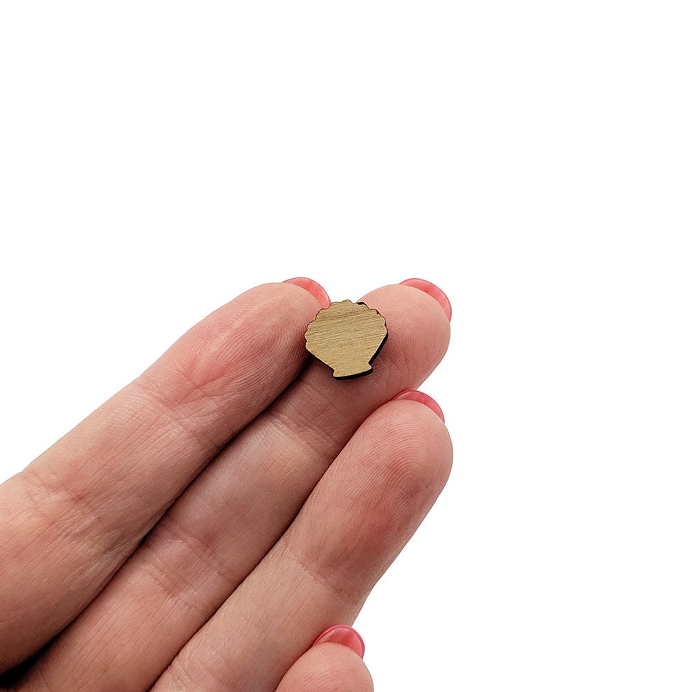 Seashell Shaped Mini Jewelry Blanks